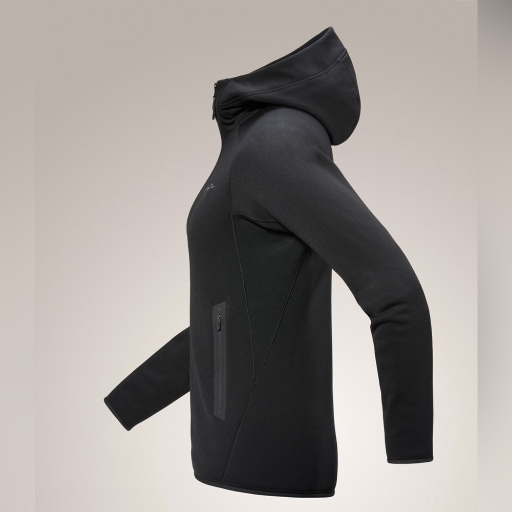 Karbon Black Hooded Jacket